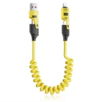 Coolio: 4-in-1 Coiled 65W Fast Charging Cable - view 1