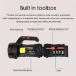 ToolBeam: 5-in-1 LED Torch with Hidden Tool Kit - view