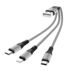 Triplex: 3-in-1 Universal Fast Charging Cable (21cm) - view 1